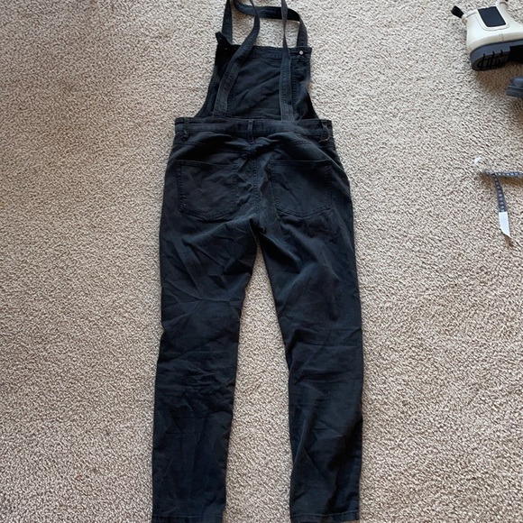 SOLD Washed Denim Overall Black Size 26 Free People - Picture 6 of 6